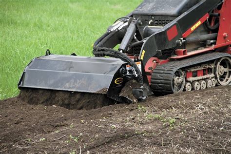 skid steer rototiller rental